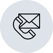 pictogramme contact information ou devis
